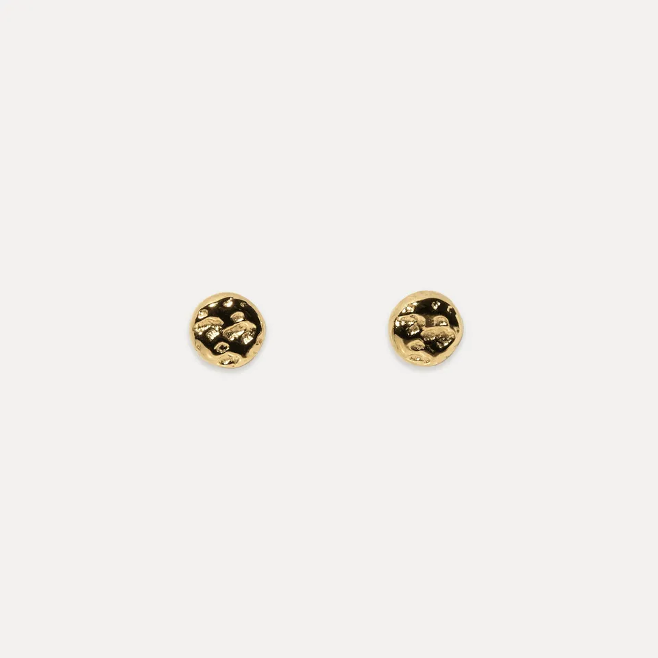Stilnest Meadow Ohrstecker Gold Vermeil Silber 4 mm