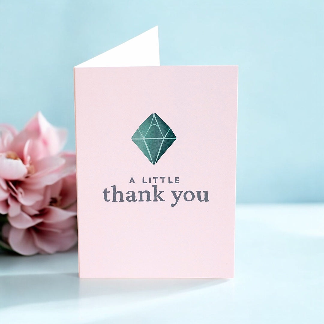 Joy by Corrine Smith Thank You Karte Geometric Gem A6