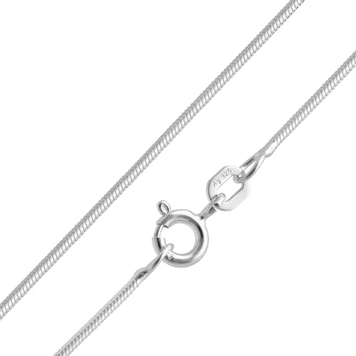 trendor Halsketten Schlangenkette 925 Silber 40 cm 1,1 mm