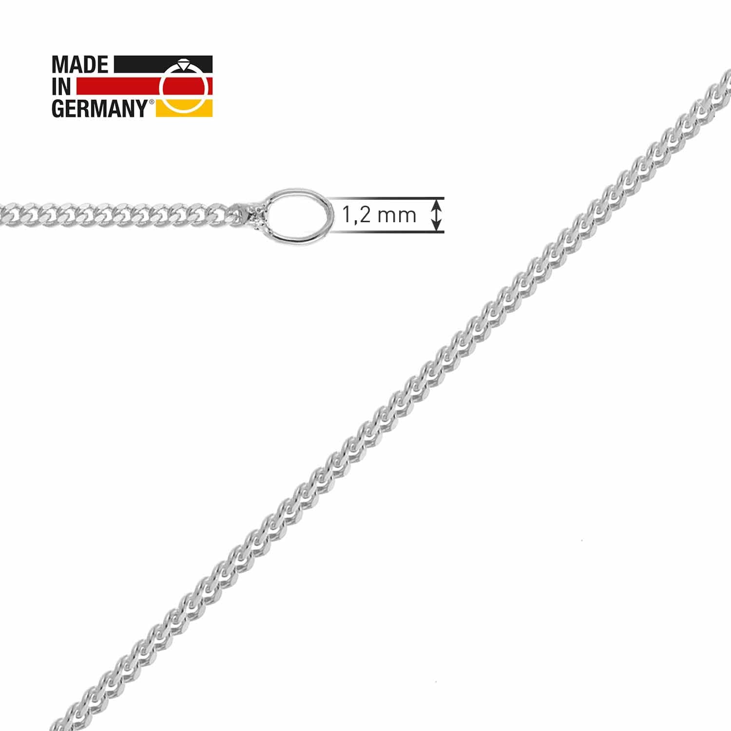 trendor 28930 Panzerkette 925 Silber 40 cm 1,2 mm