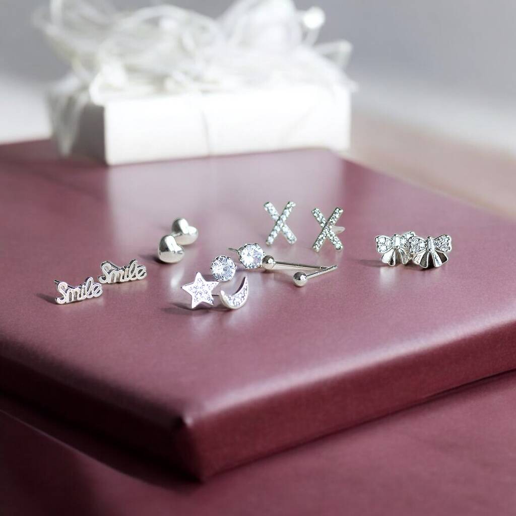 Joy by Corrine Smith Week Ohrringe Ohrstecker-Set 7 Paar Gold