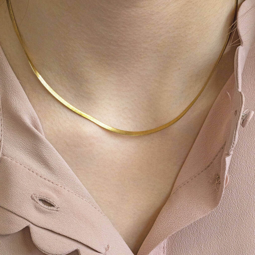 Joy by Corrine Smith Snake Chain Halskette Gold 38cm