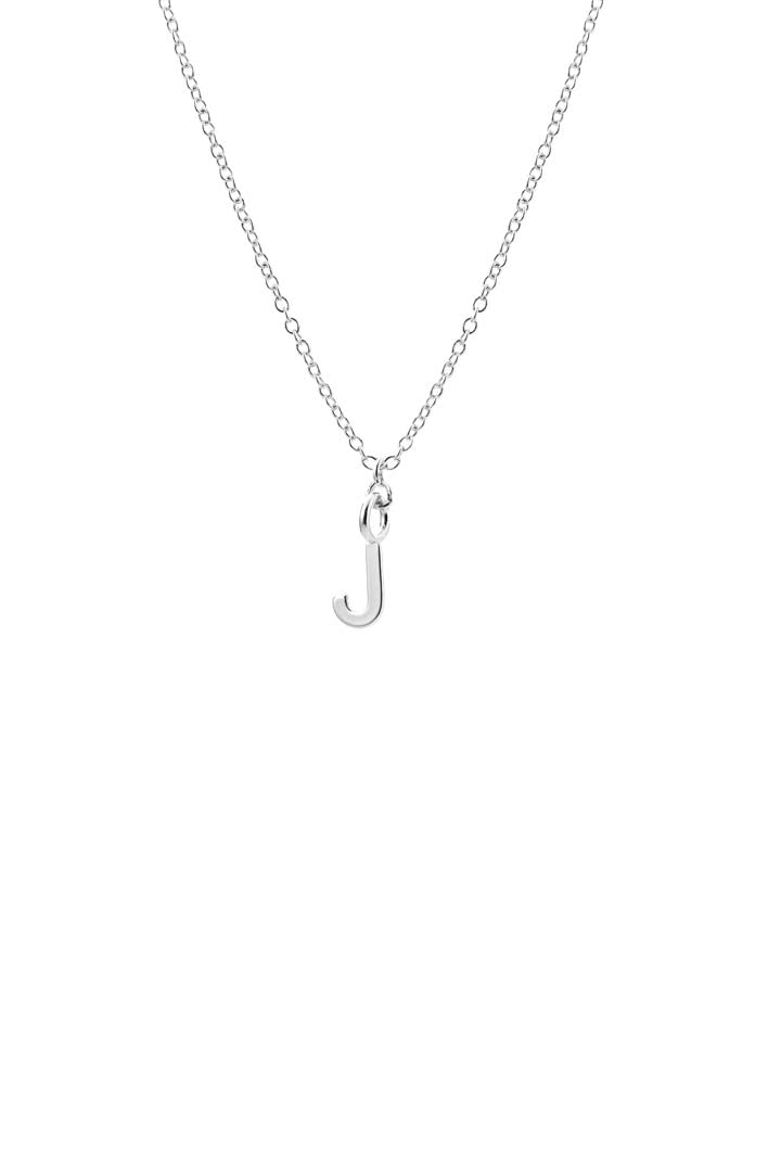Joy by Corrine Smith Initial J Halskette Silber versilbert