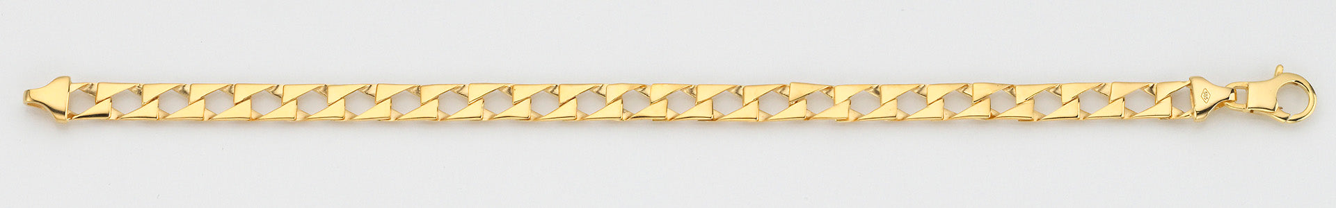Eugen Rühle Panzerkette weit 6,5mm Kette 585 Gelbgold