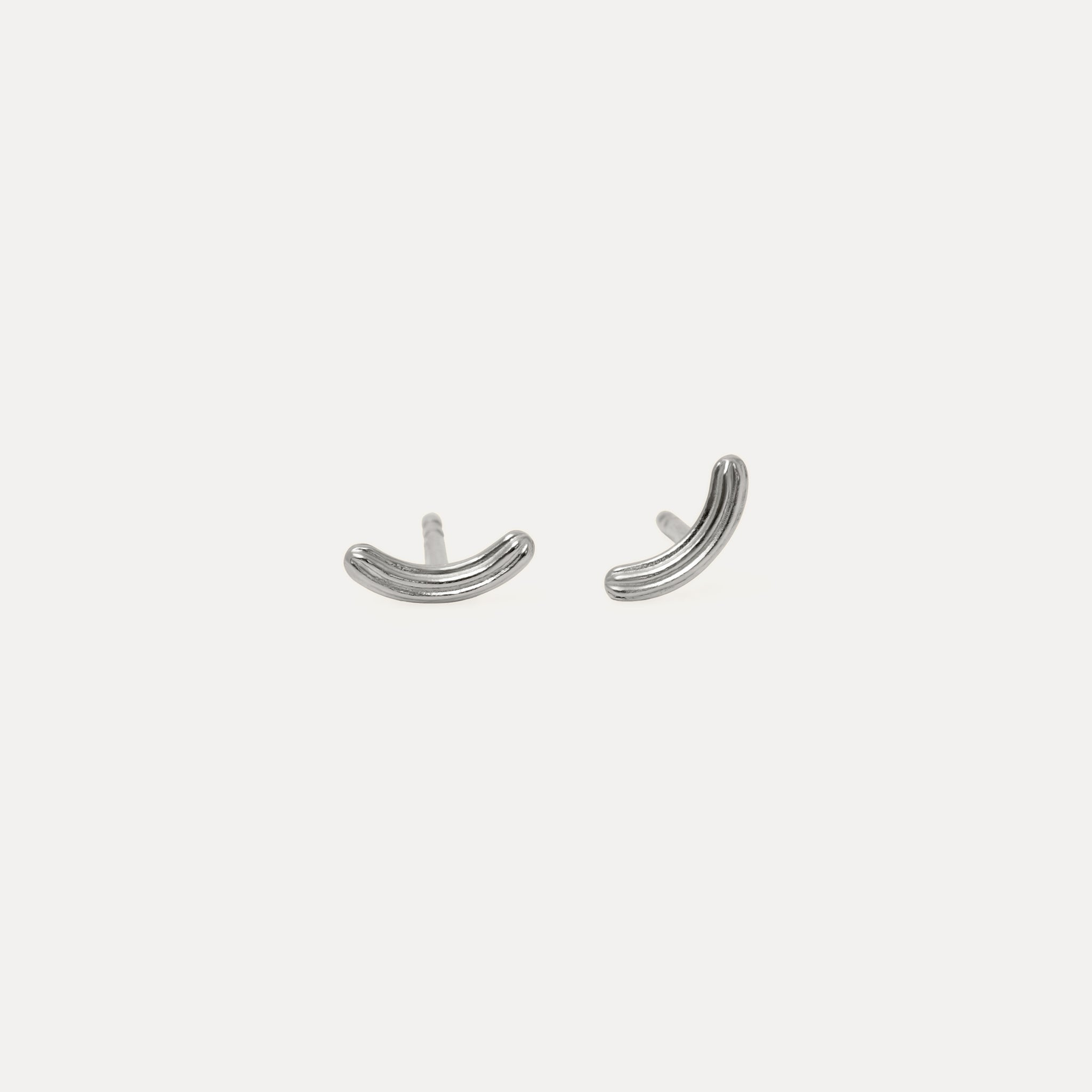Stilnest Churro Ohrstecker 925 Silber zierlich Mini