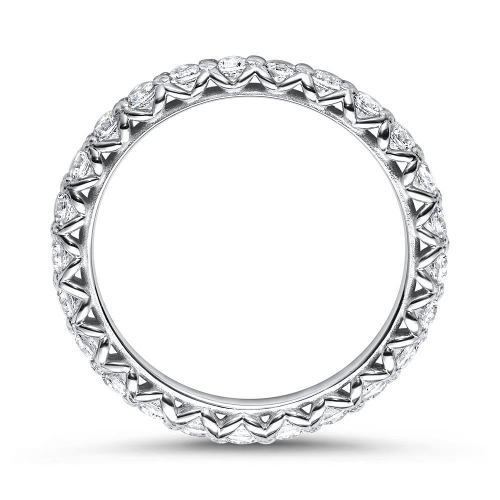 JEWLIX VR0052 Verlobungsring 925 Silber Größe 54 Zirkonia