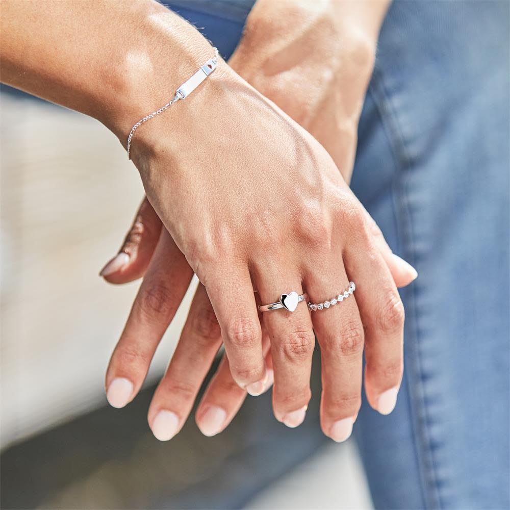 JEWLIX ID1011 ID-Armband 925 Silber 16 cm gravierbar