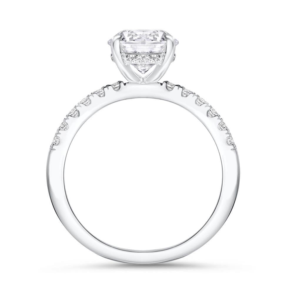 JEWLIX Verlobungsring 925 Silber Ring 50mm Zirkonia