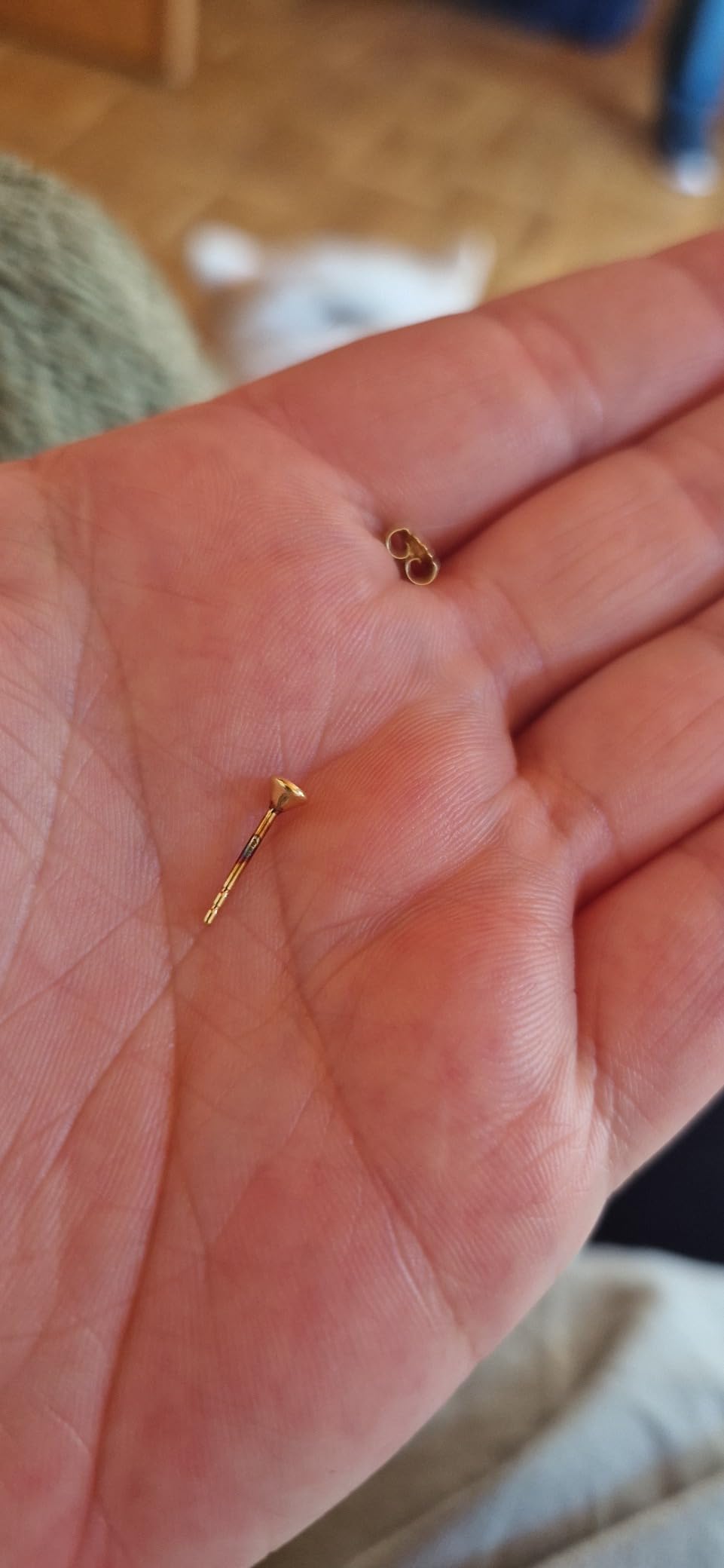 NKlaus Jewellery Ohrstecker 333 Gelbgold 3,5mm Zirkonia