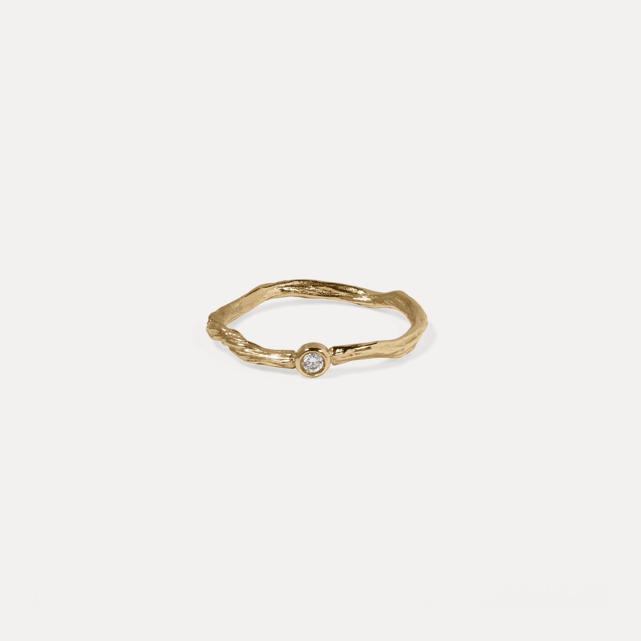 Stilnest Diamant Mater Ring 585 Gold 14k Massivgold Diamant
