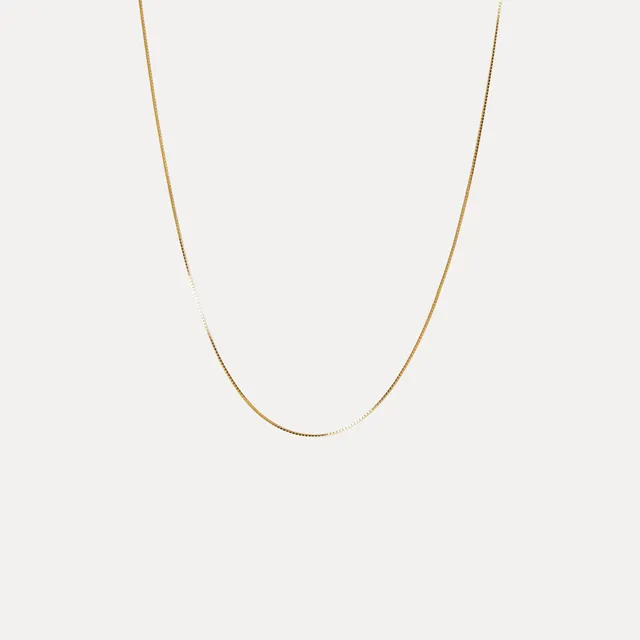 Stilnest Venetian Halskette Gold Vermeil 45 cm