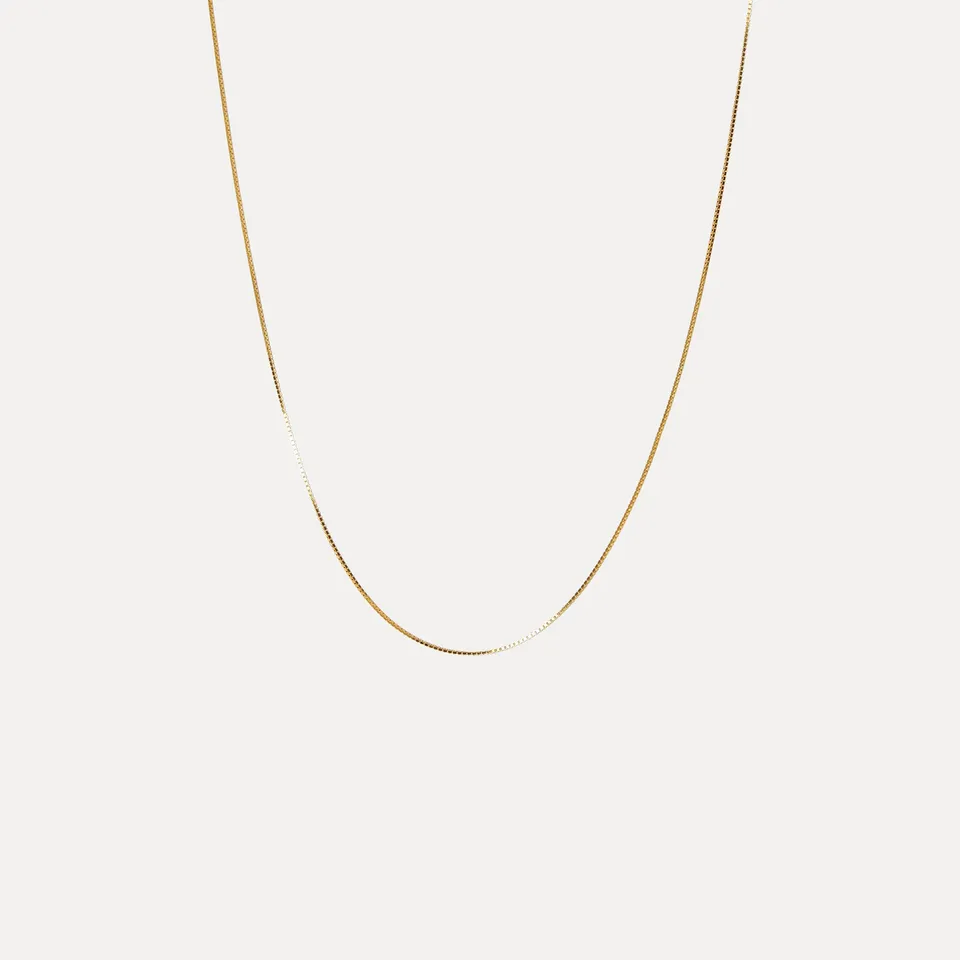 Stilnest Venetian Halskette Gold Vermeil 45 cm