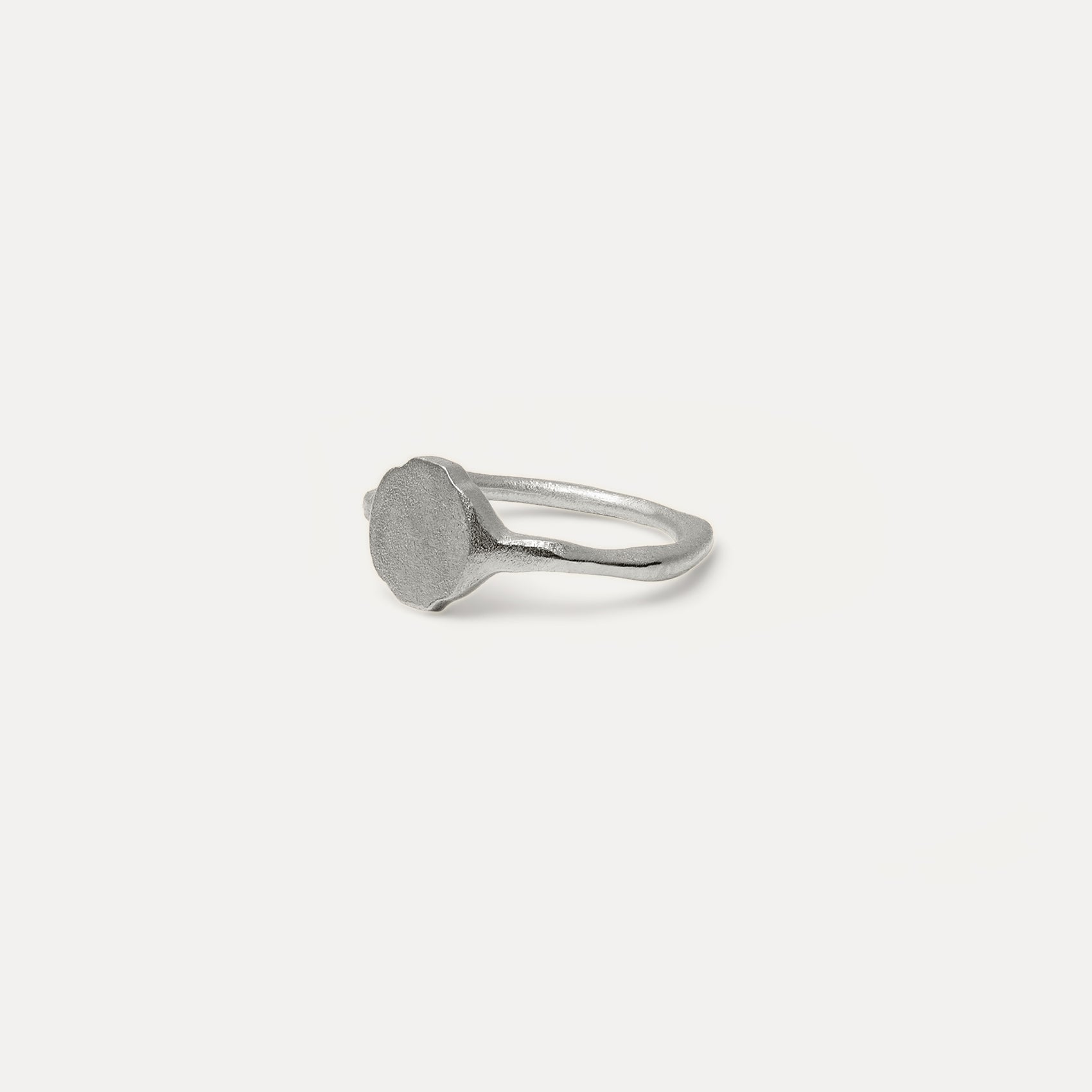 Stilnest Fluid Siegelring Matt 24k Gold Vermeil