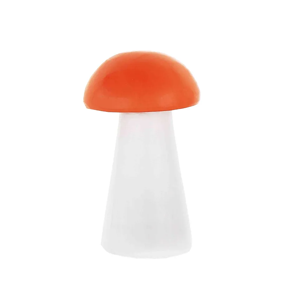 NKlaus Selenit Pilz 10cm Deko 2er Set Naturstein weiß