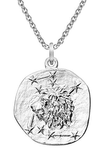 trendor Löwe Sternzeichen Silber 925 Kette 50 cm