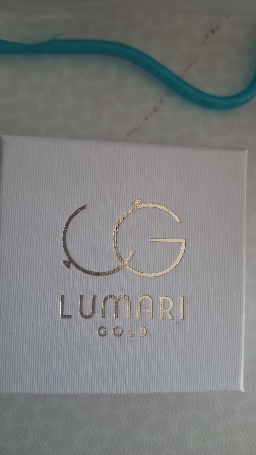 NKlaus Jewellery Ohrstecker 333 Gelbgold 3mm Weiß Paar