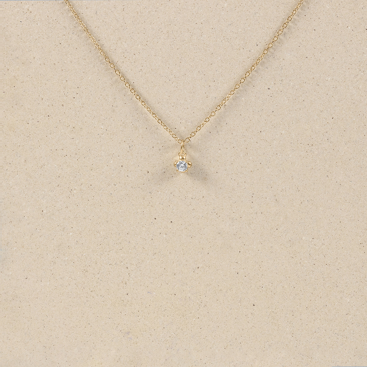 Stilnest Diamant Lux Kette 585 Gold Halskette 45cm