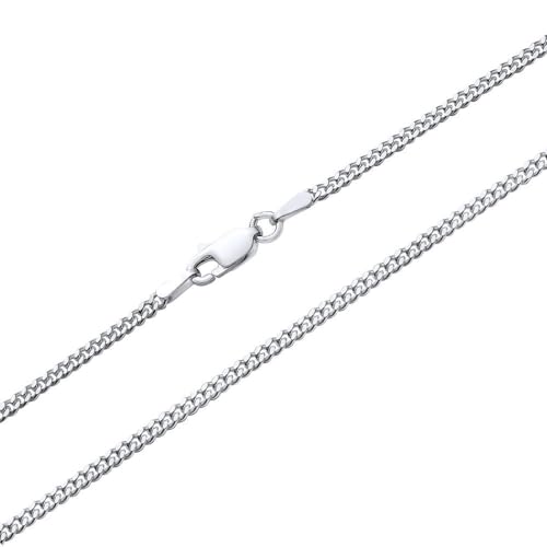 JEWLIX Panzerketten PK0020 Kette Silber 2 mm 50 cm