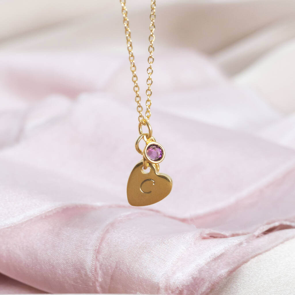 Joy by Corrine Smith Heart of Gold Halskette Gold personalisiert