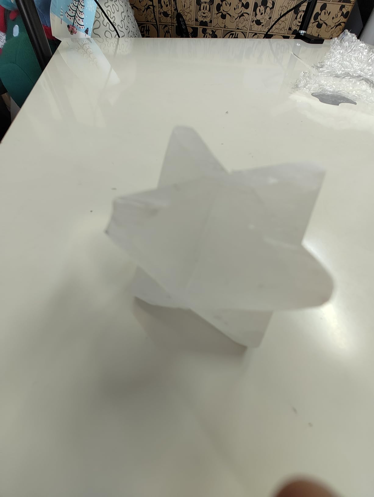 NKlaus Healing Crystals Selenit Merkaba Stern 4 cm Heilstein