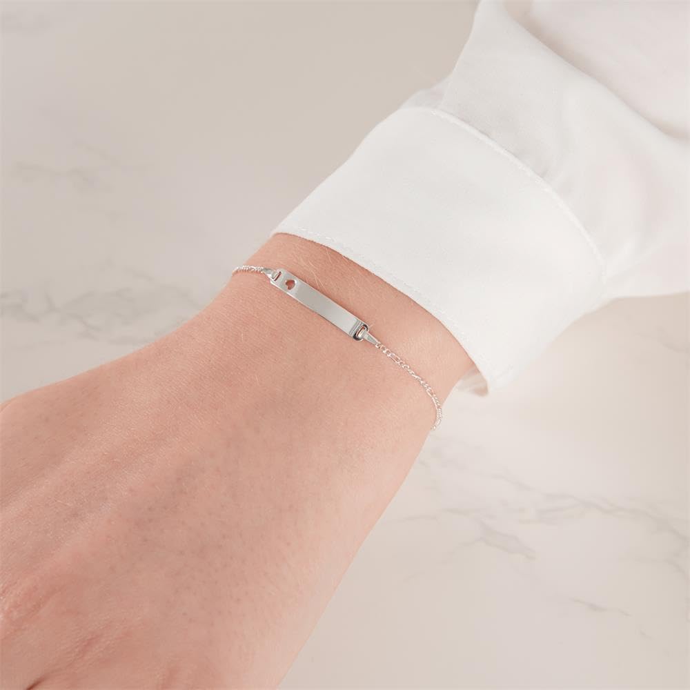 JEWLIX ID1011 ID-Armband 925 Silber 16 cm gravierbar