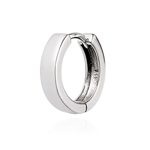 NKlaus Klappcreole Silber 925 rhodiniert 16mm Herren Einzel