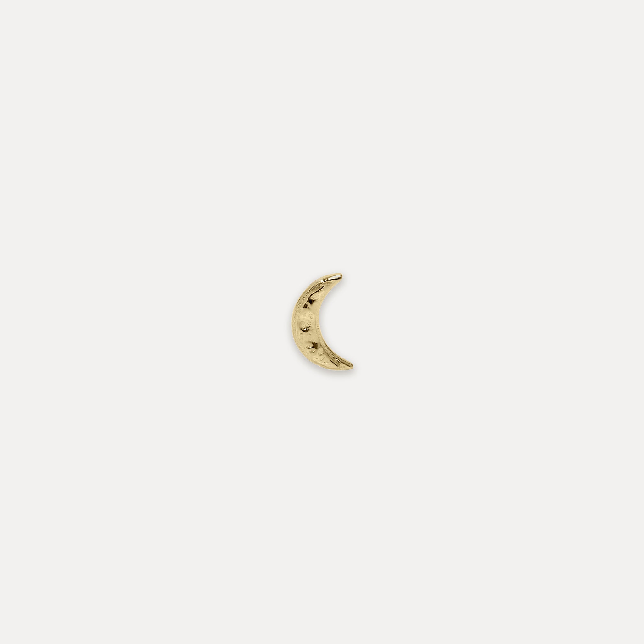 Stilnest Lunar Eclipse Ohrstecker Single 585 Gold Mond