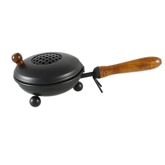 NKlaus HOME SCENTS Räucherpfanne Metall 11 cm schwarz