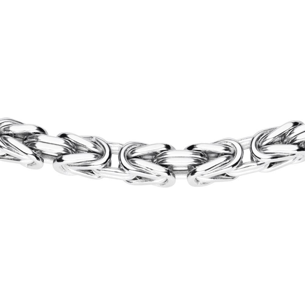 JEWLIX Königsketten Silberkette 925 3 mm 45 cm rhodiniert