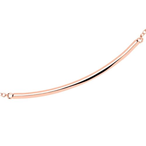 JEWLIX SB0286 ID-Armband 925er Silber rosévergoldet