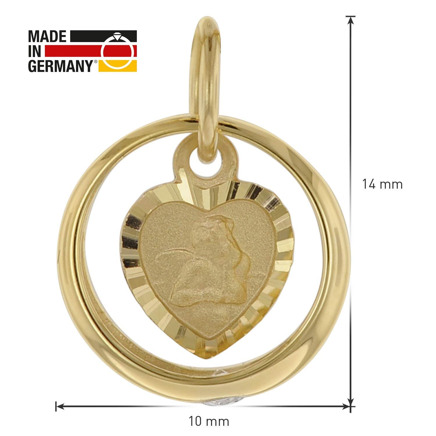 trendor 75120 Halskette Gold 585 Amorherz 40 cm