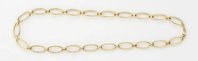 Eugen Rühle Fantasiekette 9mm Halskette 45cm 585 Gold