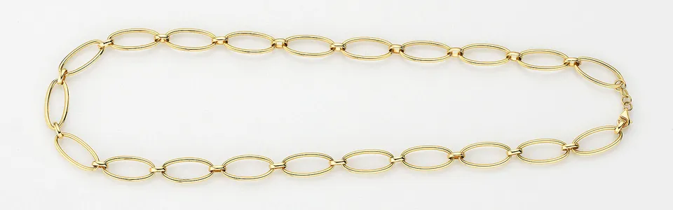 Eugen Rühle Fantasiekette 9mm Halskette 45cm 585 Gold