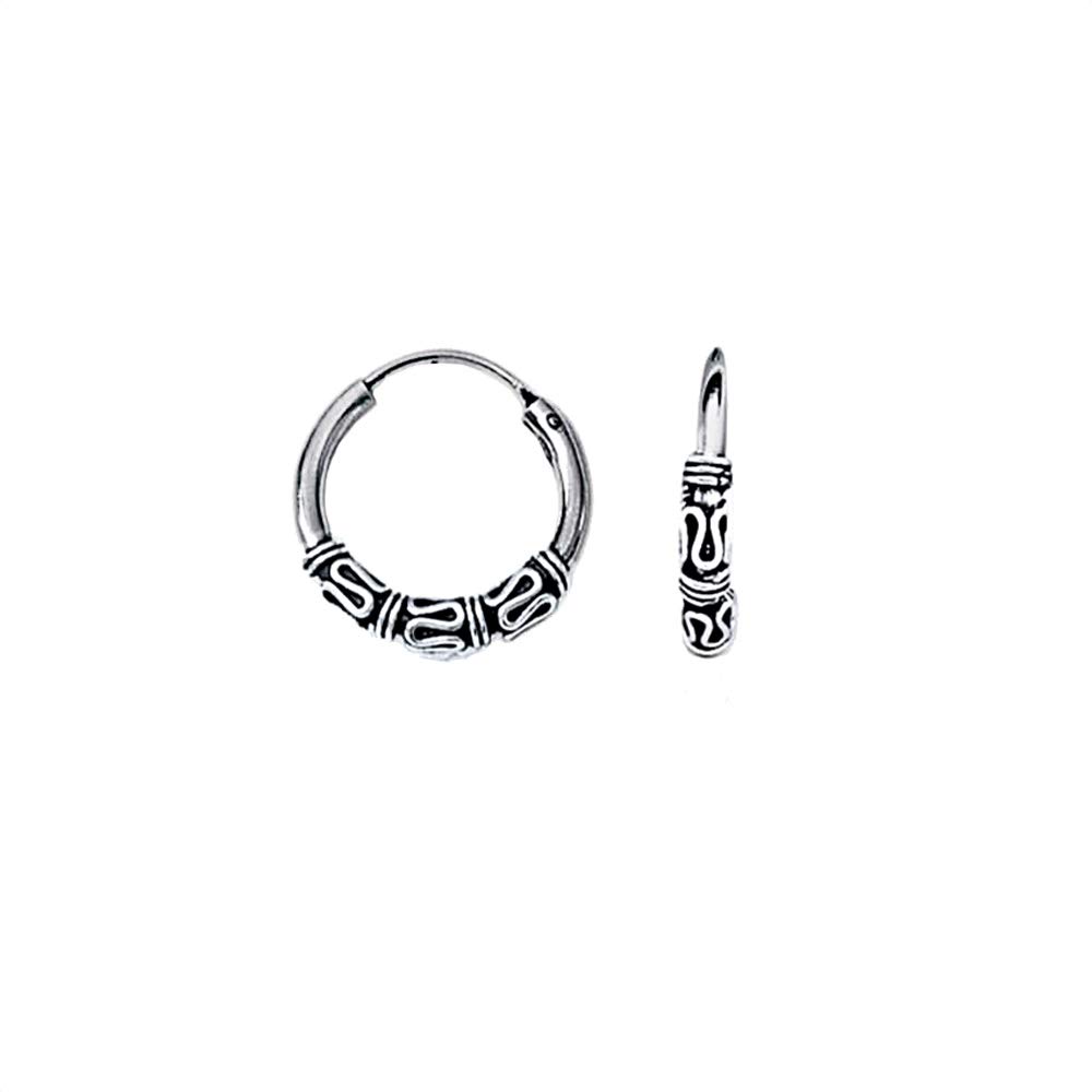 NKlaus Jewellery Keltische Creolen Silber 925 16 mm Paar