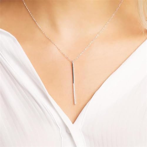 JEWLIX Ketten mit Anhänger SN0360 Halskette Silber mit Zirkonia