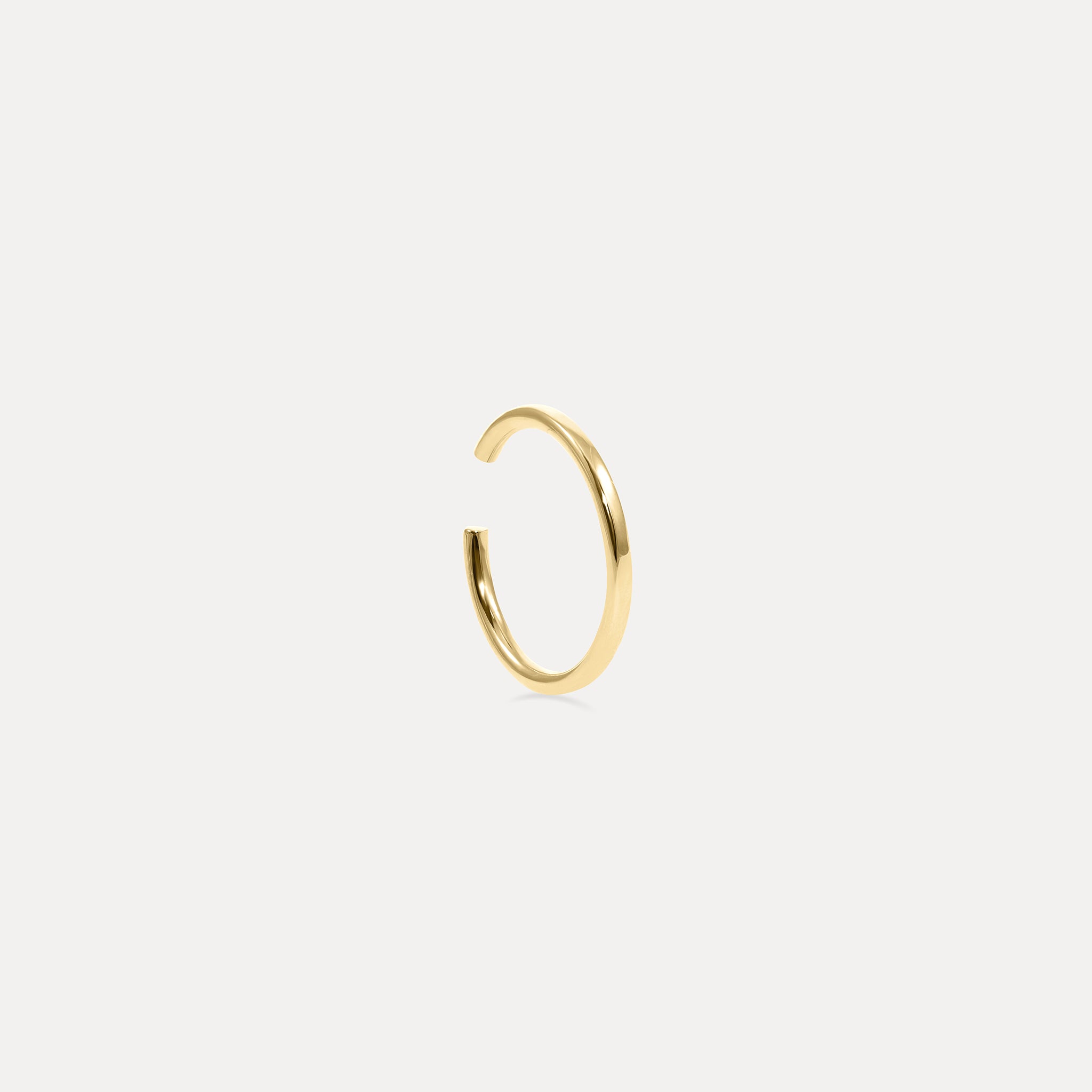 Stilnest Basic Ear Cuff Ohrringe 585 Gold 14k Massivgold
