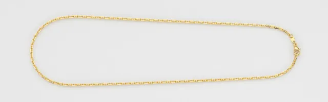 Eugen Rühle Stegankerkette 2,2mm Halskette 585 Gelbgold