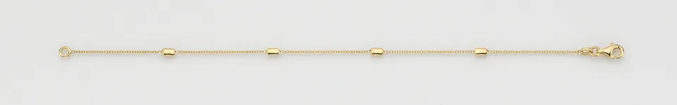 Eugen Rühle Ankerketten Rundanker Halskette 45cm 585 Gelbgold
