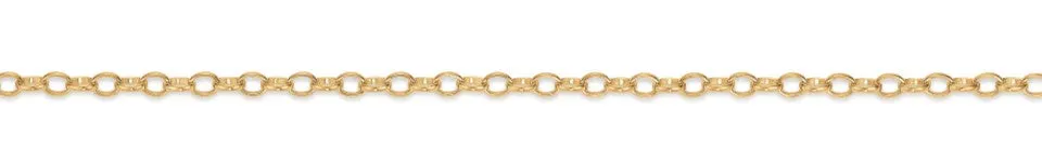 Eugen Rühle Erbskette oval 4,2 mm 750 Gelbgold Halskette 45 cm