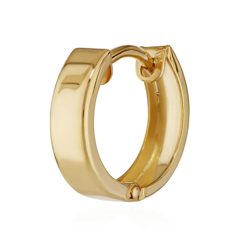 NKlaus JEWELLERY Klappcreole 585 Gold 12,4mm Einzel