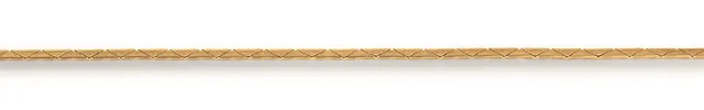 Eugen Rühle Kobrakette oval 1,2mm Halskette Gelbgold Meterware