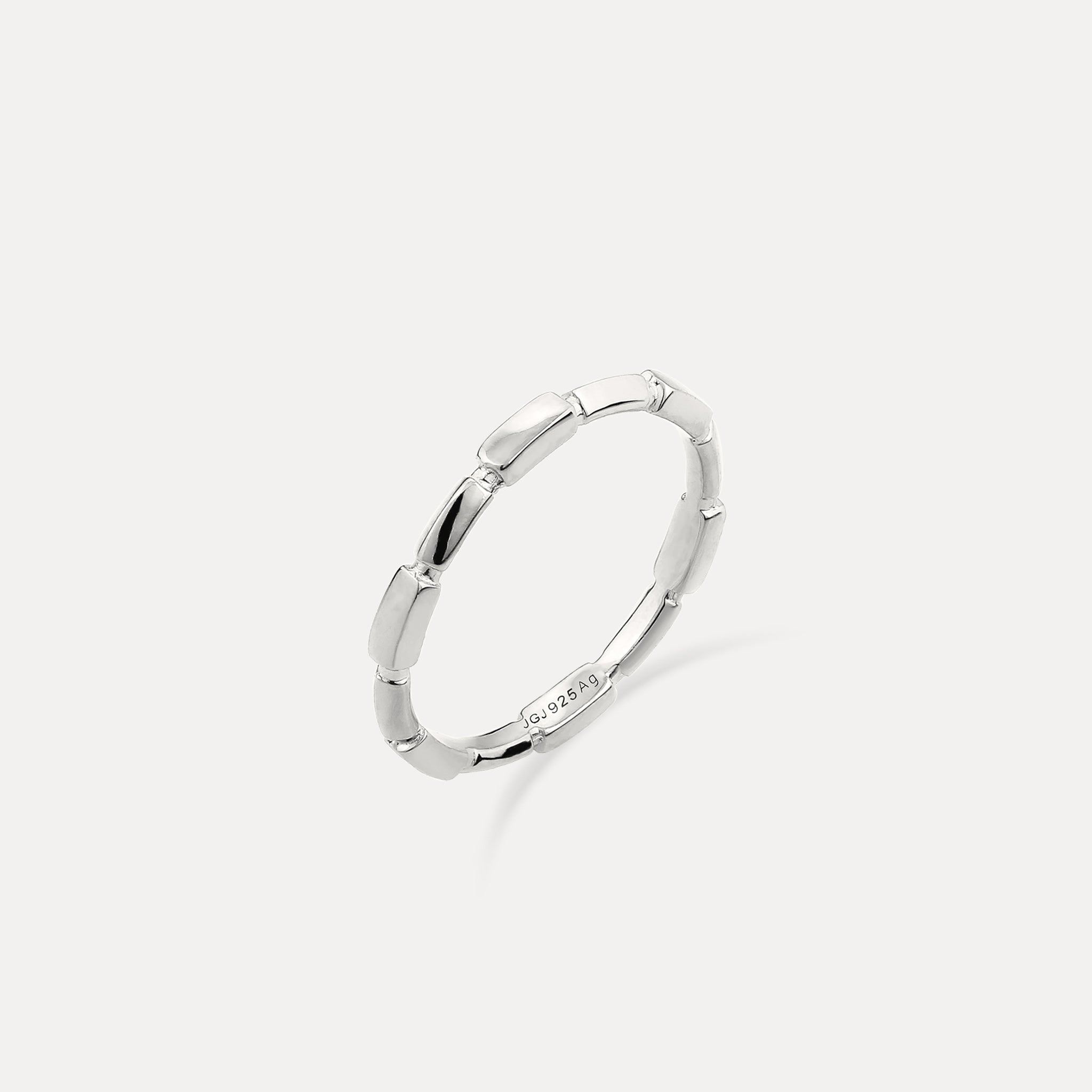 Stilnest Offset Brick Ring Gold Vermeil Größe 52