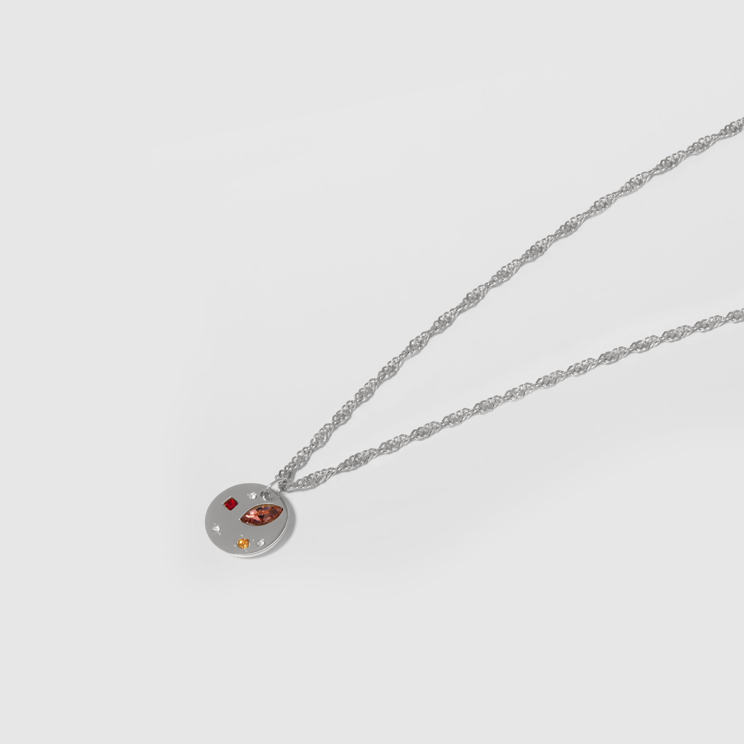 Stilnest Myriad Halskette 24k Gold Vermeil 45 cm Kristall