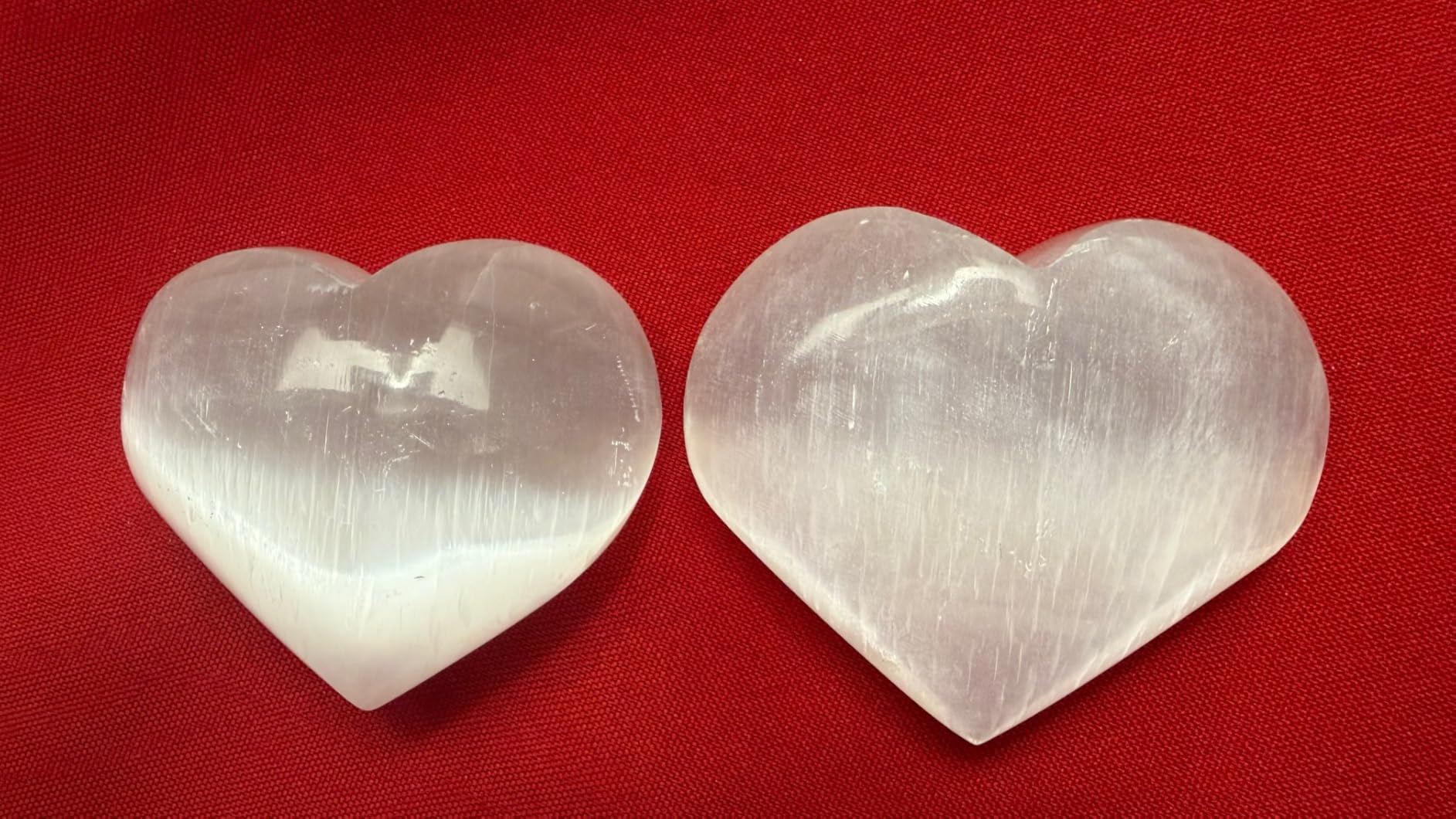 NKlaus Healing Crystals Selenit-Herz 6x7,5cm Om