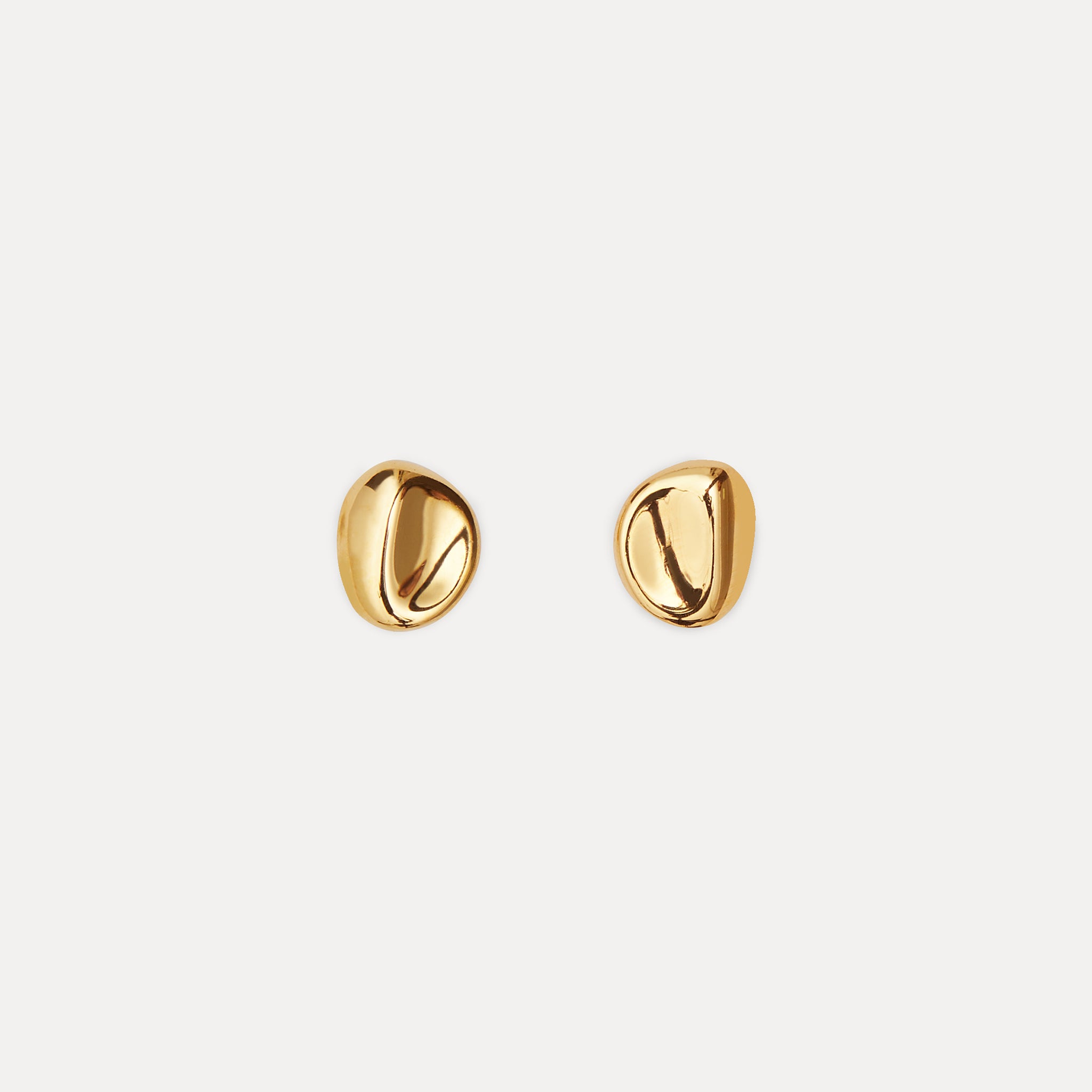 Stilnest The Dimples Ohrstecker 925 Silber Gold Vermeil