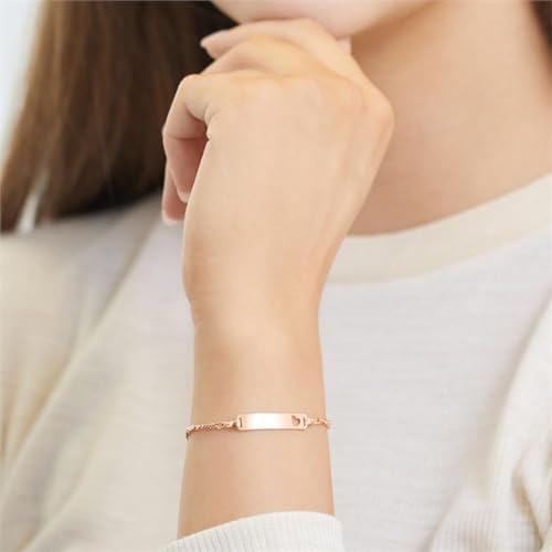 JEWLIX Armband ID1001-R 925 Silber ID-Armband gravierbar