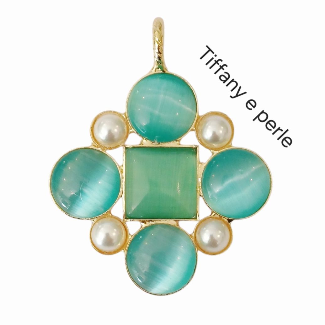 Alevá Bijoux Ramona Anhänger Gold 3,8 cm