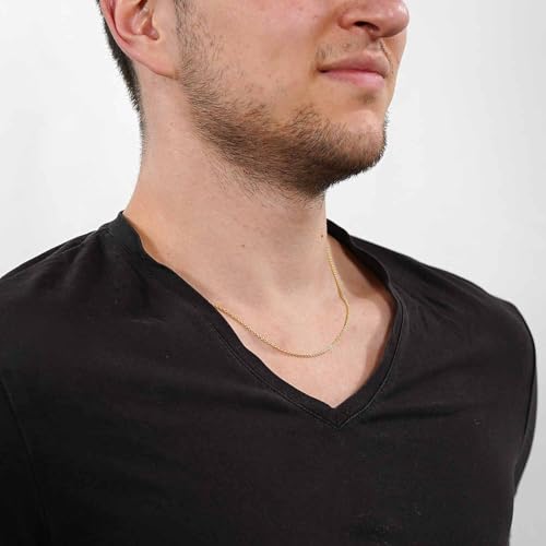 trendor 39028 Ankerkette Herren Halskette Gold 60 cm 2,0 mm