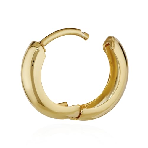 NKlaus Klappcreole 585 Gelbgold Einzel 12,2mm