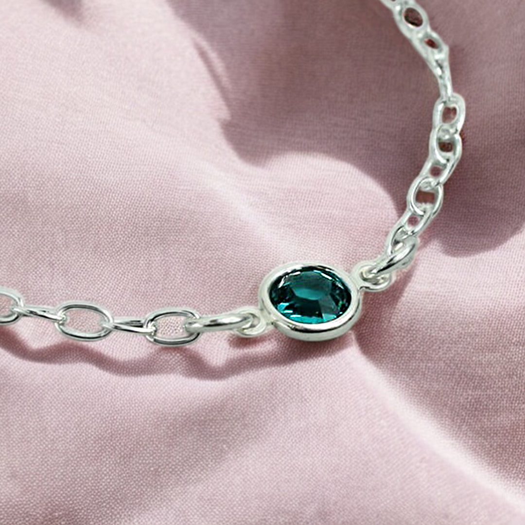 Joy by Corrine Smith Swarovski Geburtsstein Armband Silber